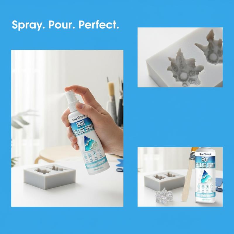 Release Spray Silicone - Zahmetsiz Reçine Kalıp Çıkarma Takı Yapımı
