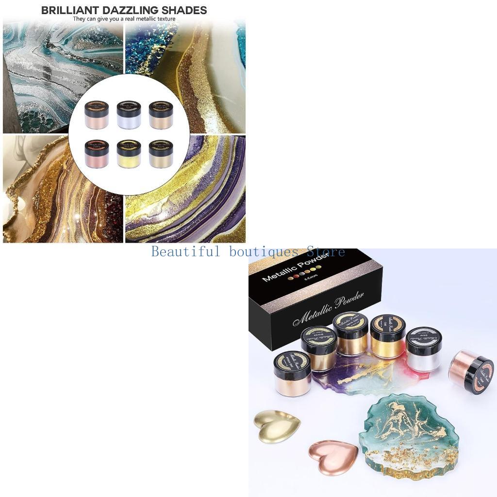 Resin Art Equipment - U4LF Renkli Mika Tozu Metalik Pigment