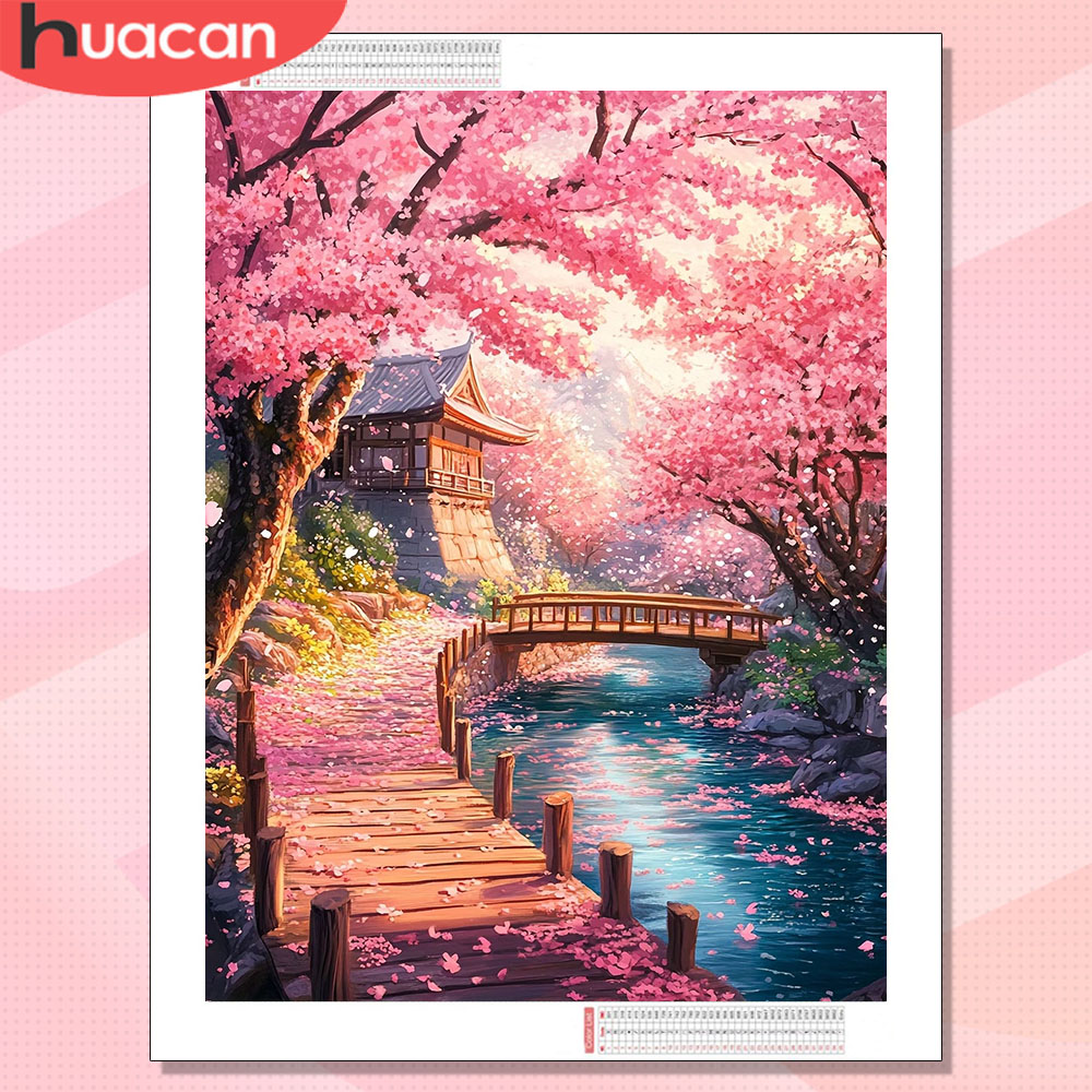 Resin Art Wallpaper - HUACAN Elmas Sanat Evi Manzara Hobi
