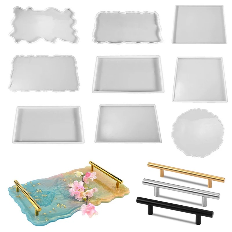 Resin Art Equipment - Tepsi Epoksi Reçine silikon kalıp DIY