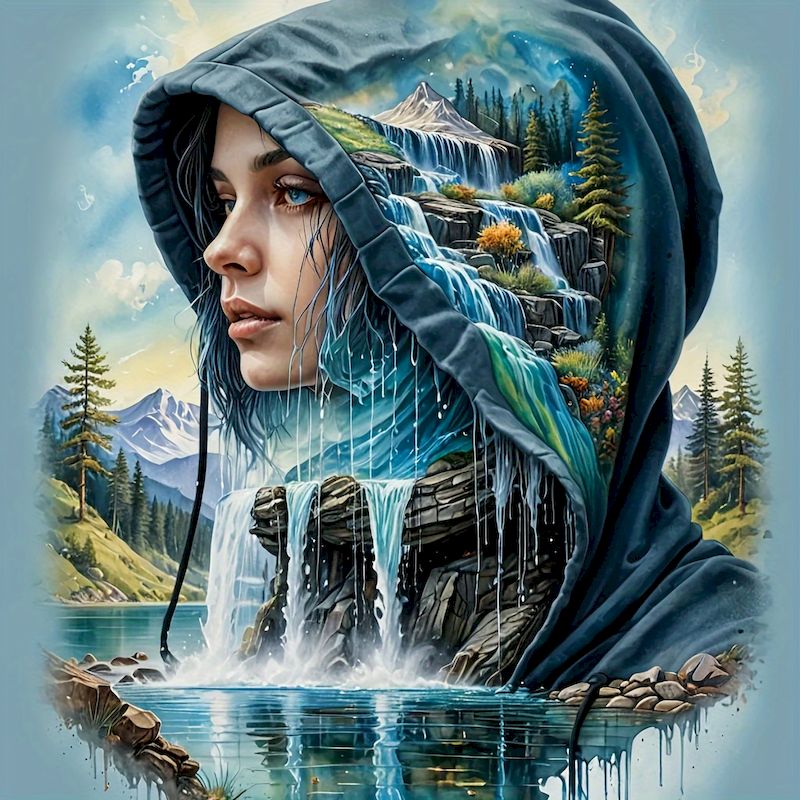 Resin Art Wallpaper - SDOYUNO Diy 5d Fantezi Kadın Elmas