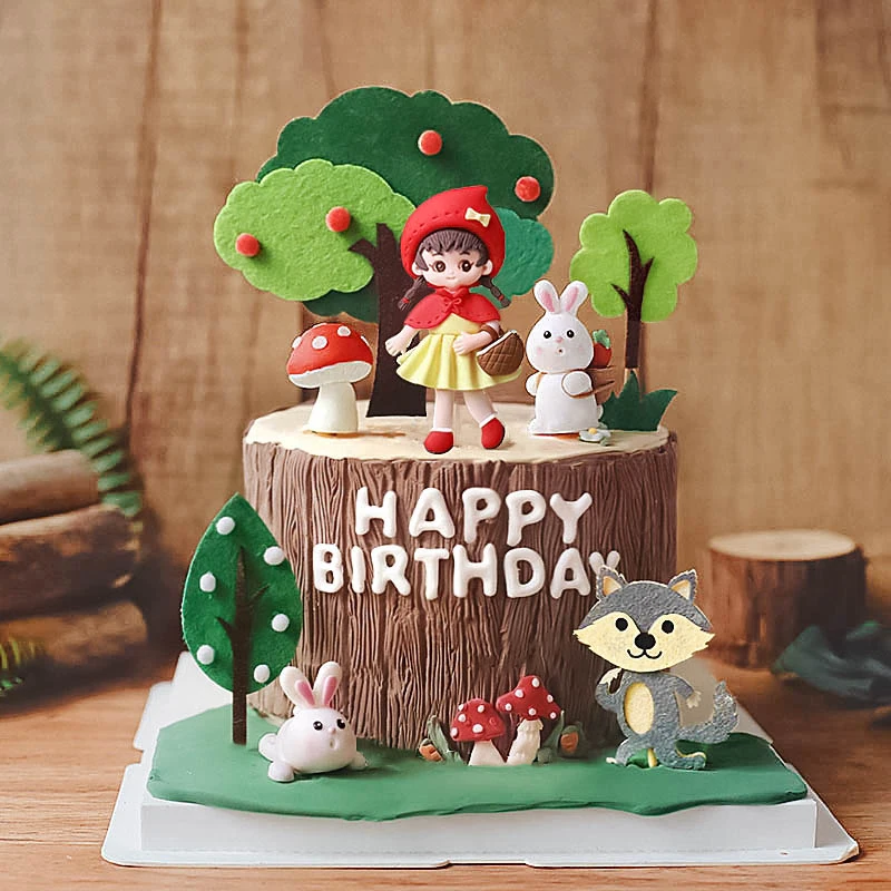 Resin Art Alphabet - Pişirme kek dekorasyon çocuklar kız kurt