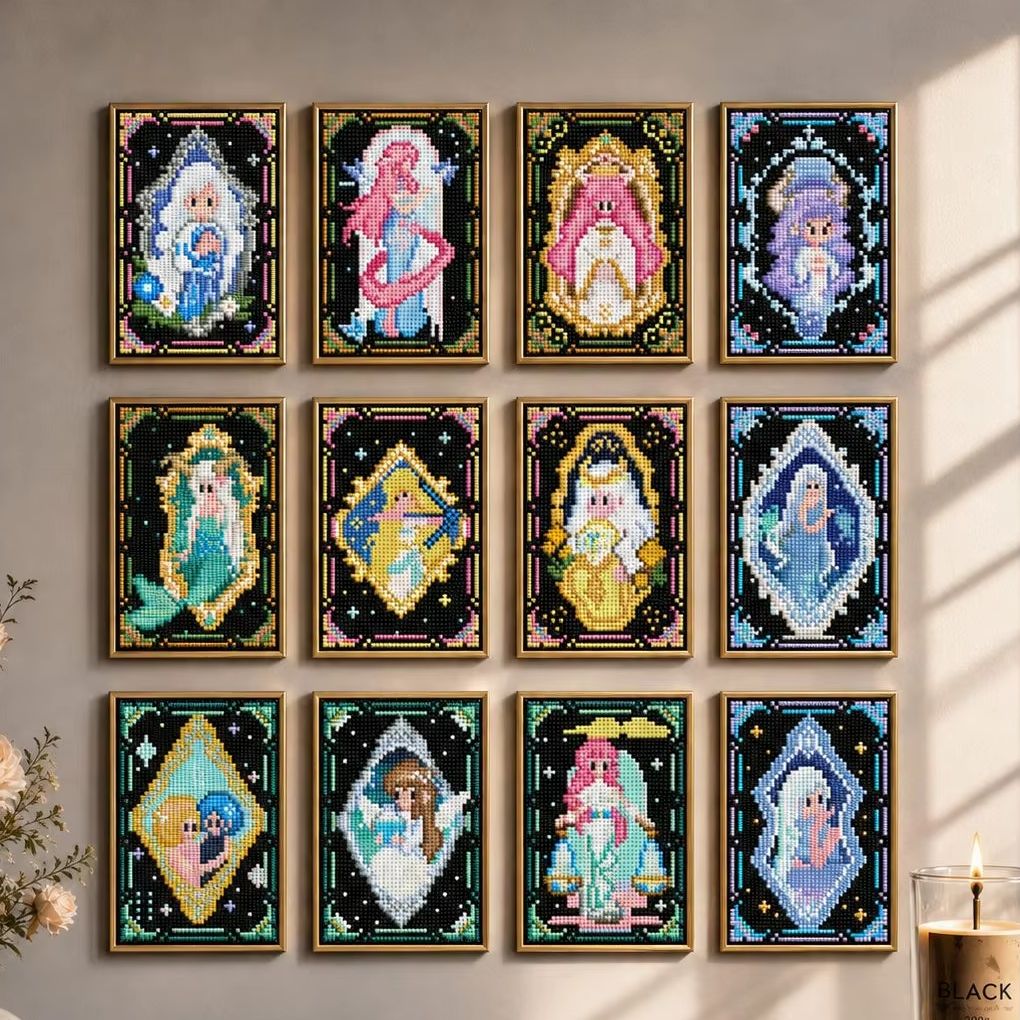 Resin Art Work - MINIGEM 5D DIY Elmas Boyama Kiti