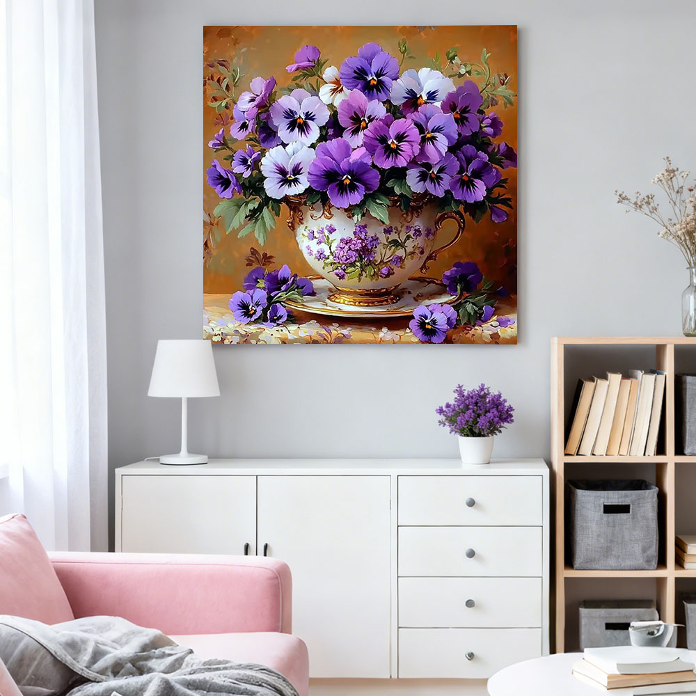 HUACAN 5D Elmas Mozaik Gül Çiç - Resin Art Wallpaper incelemesi ve fiyatı
