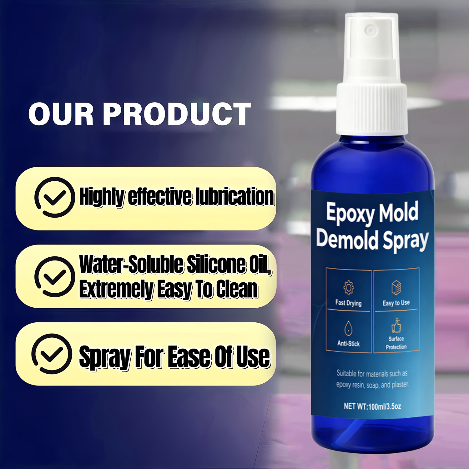 Silikon Kalıplar için Çıkartıc - Release Spray Silicone incelemesi ve fiyatı