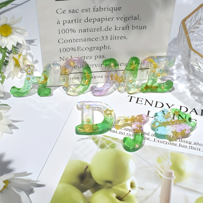 Reçine döküm kalıbı A tarzı ay - Resin Art Alphabet incelemesi ve fiyatı