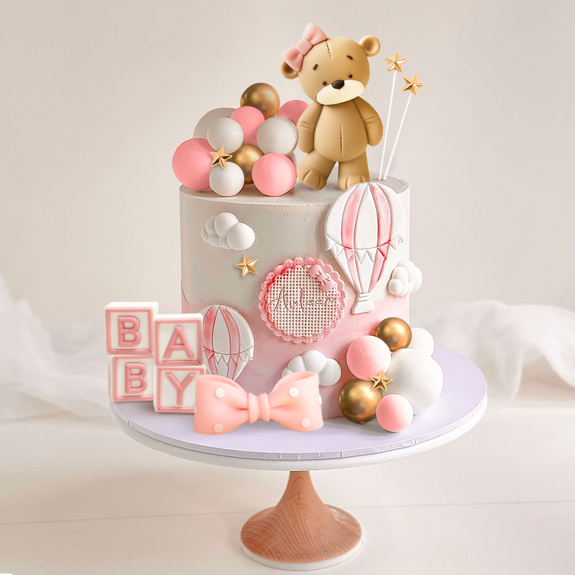 LaVenty Pembe Ayı Kek Dekorasy - Resin Art Alphabet incelemesi ve fiyatı