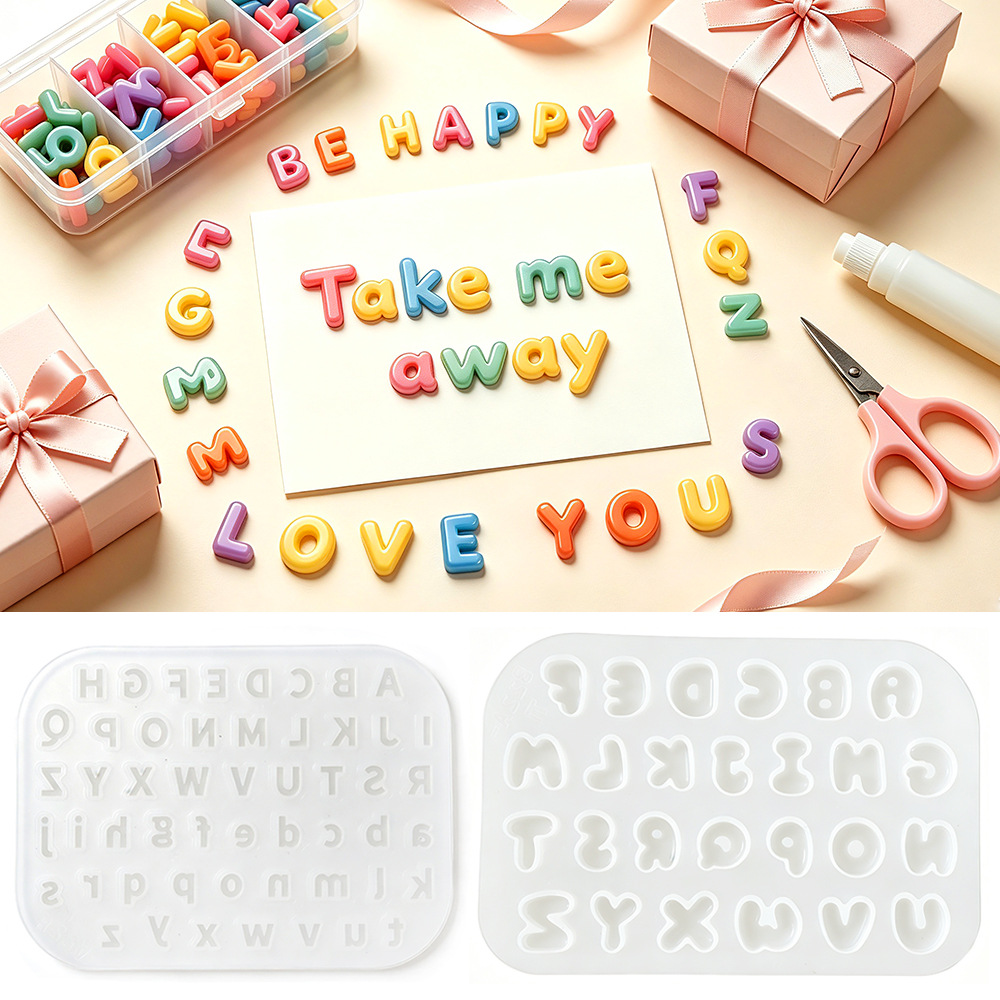 Yeni 26 Mini Alfabe Silikon Ka - Resin Art Alphabet incelemesi ve fiyatı