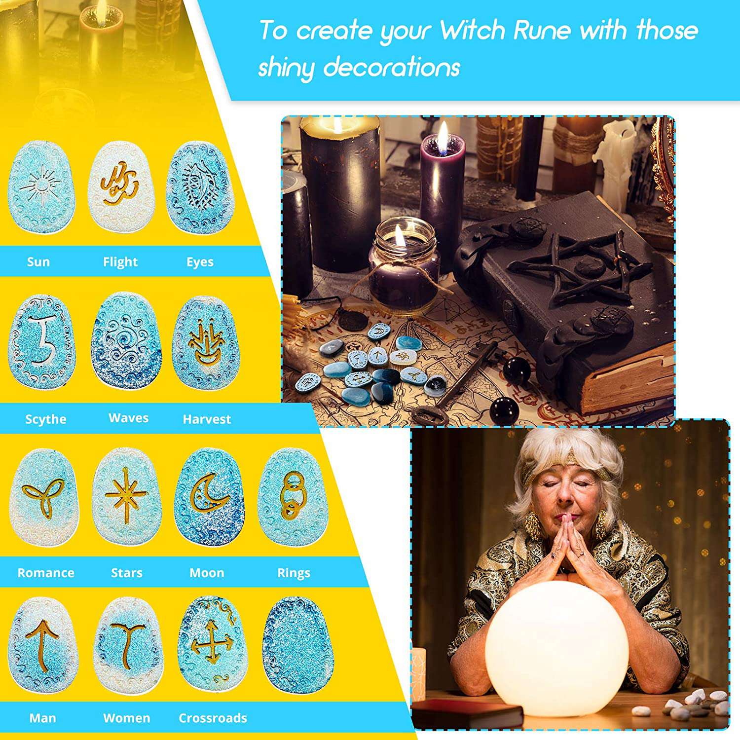 ABWZ-Witch Rune Reçine Kalıp S - Resin Art Alphabet incelemesi ve fiyatı