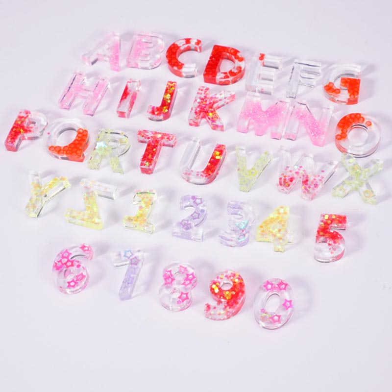 Ev DIY Dekor 1 ADET Kristal Ep - Resin Art Alphabet incelemesi ve fiyatı