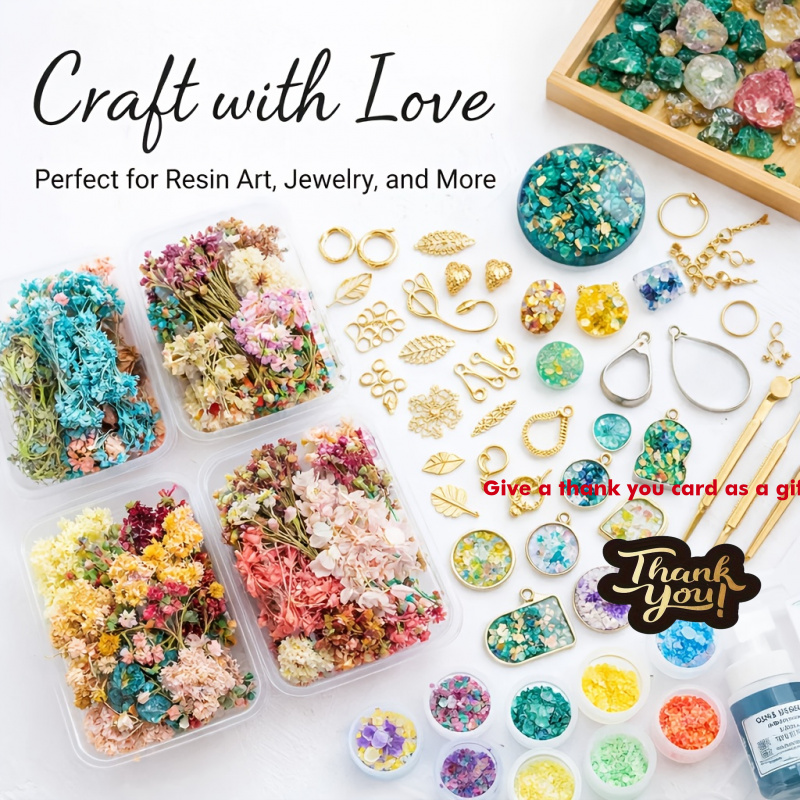 10 Kutu Karışık Kurutulmuş Çiç - Resin Art Wedding Gift incelemesi ve fiyatı
