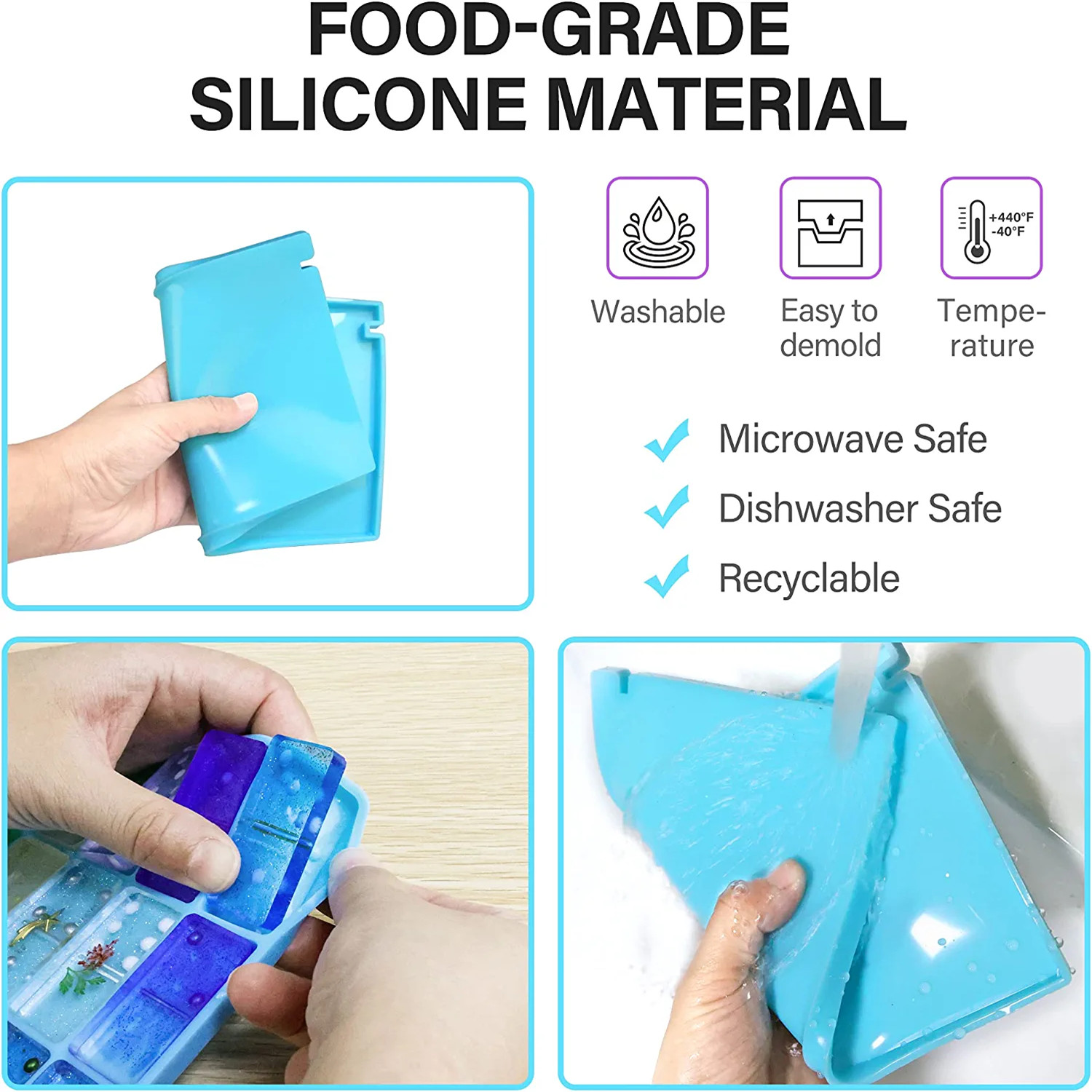 Domino kalıpları silikon epoks - Resin Art Equipment incelemesi ve fiyatı