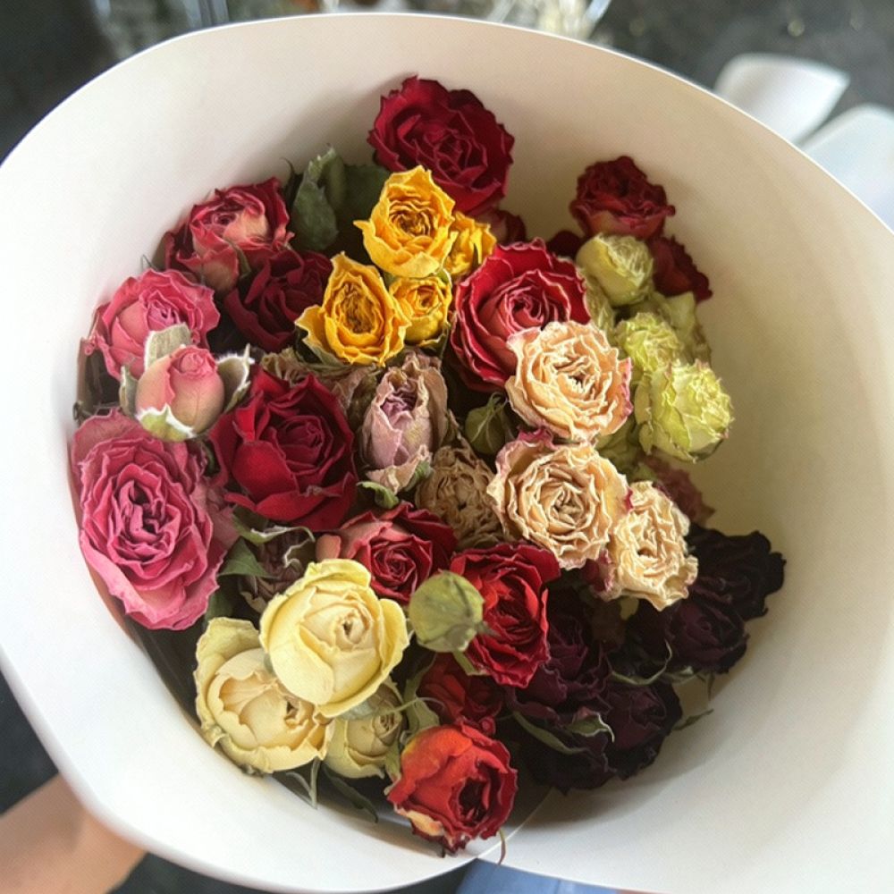 Doğal Kurutulmuş Gül Çiçeği Bu - Resin Art Rose incelemesi ve fiyatı